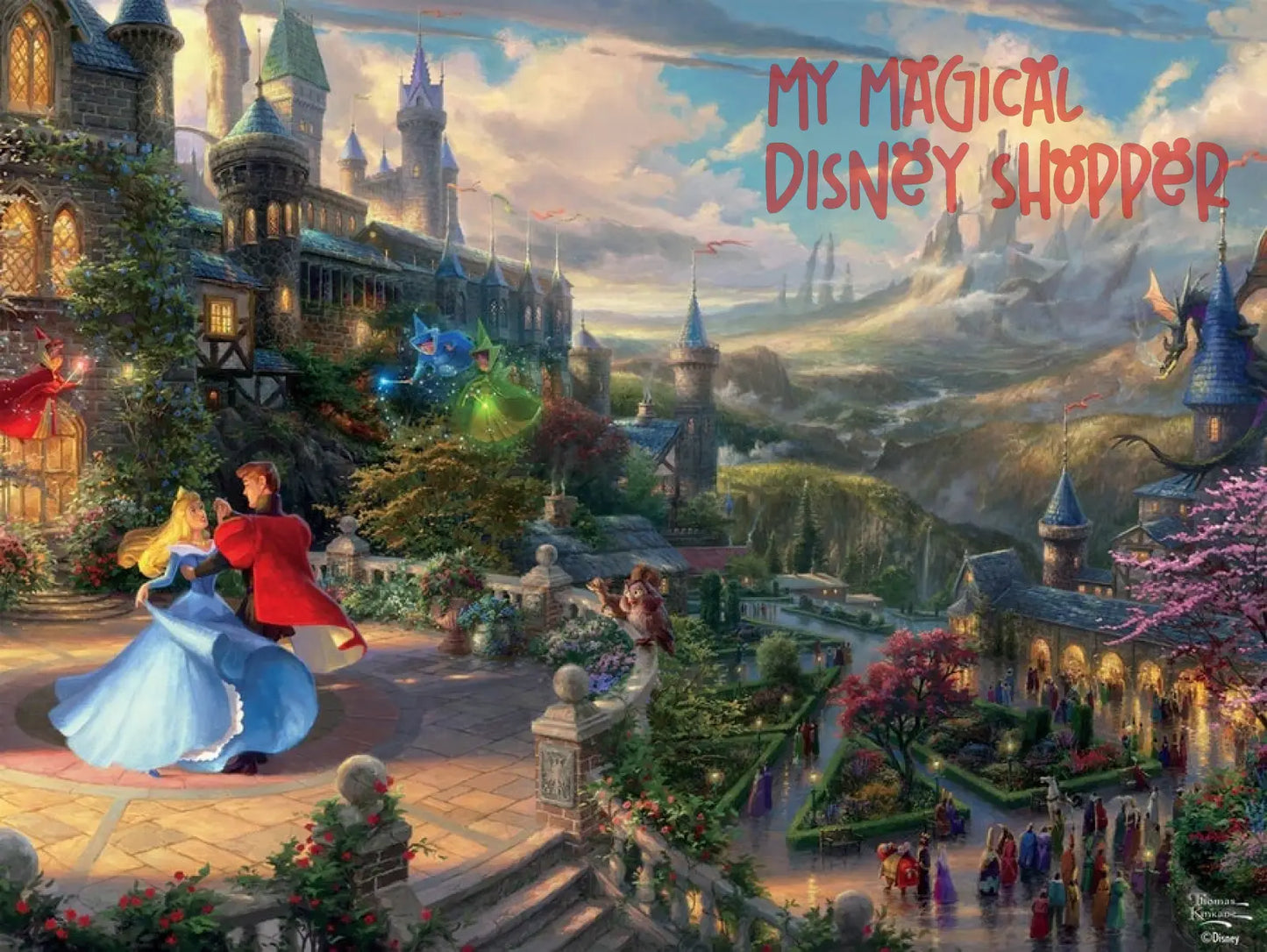 Thomas Kinkade Disney Dreams: Sleeping Beauty Enchanting - 750pc Jigsaw Puzzle by Ceaco