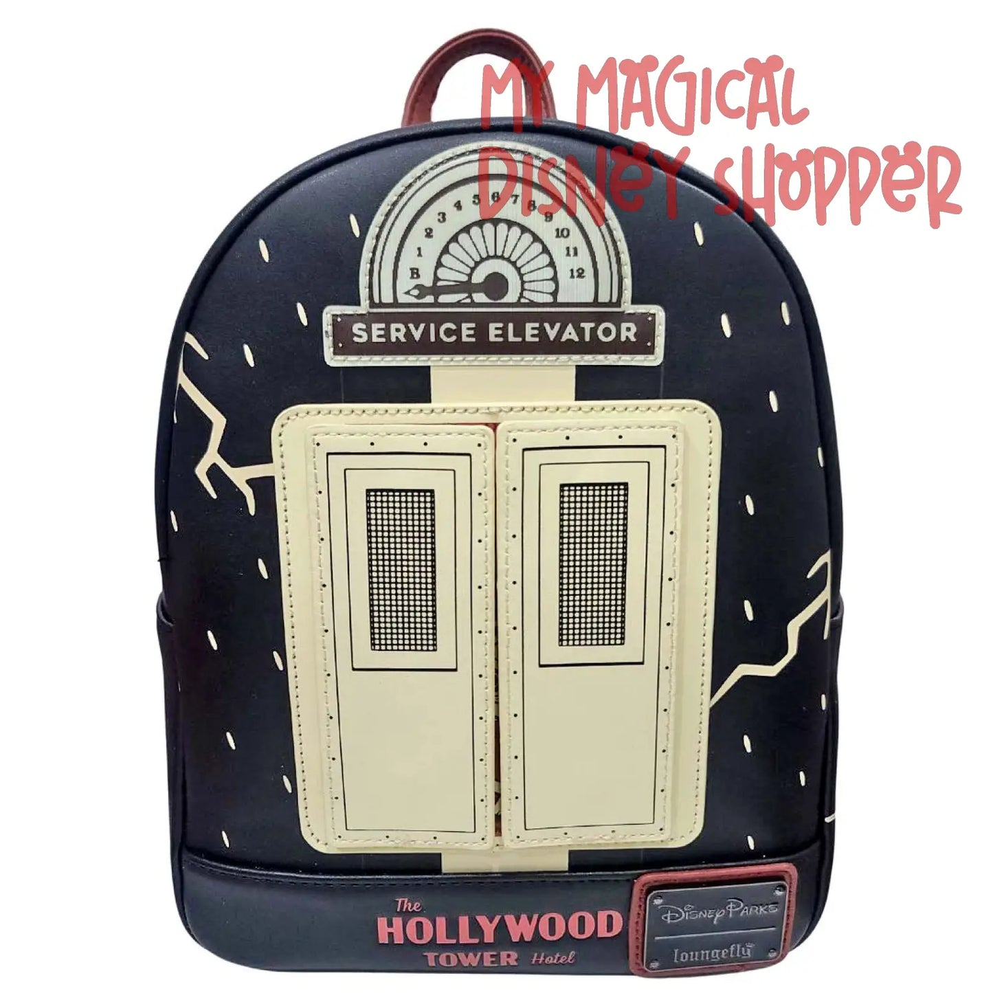 Tower of Terror Elevator Disney Parks Loungefly Mini Backpack