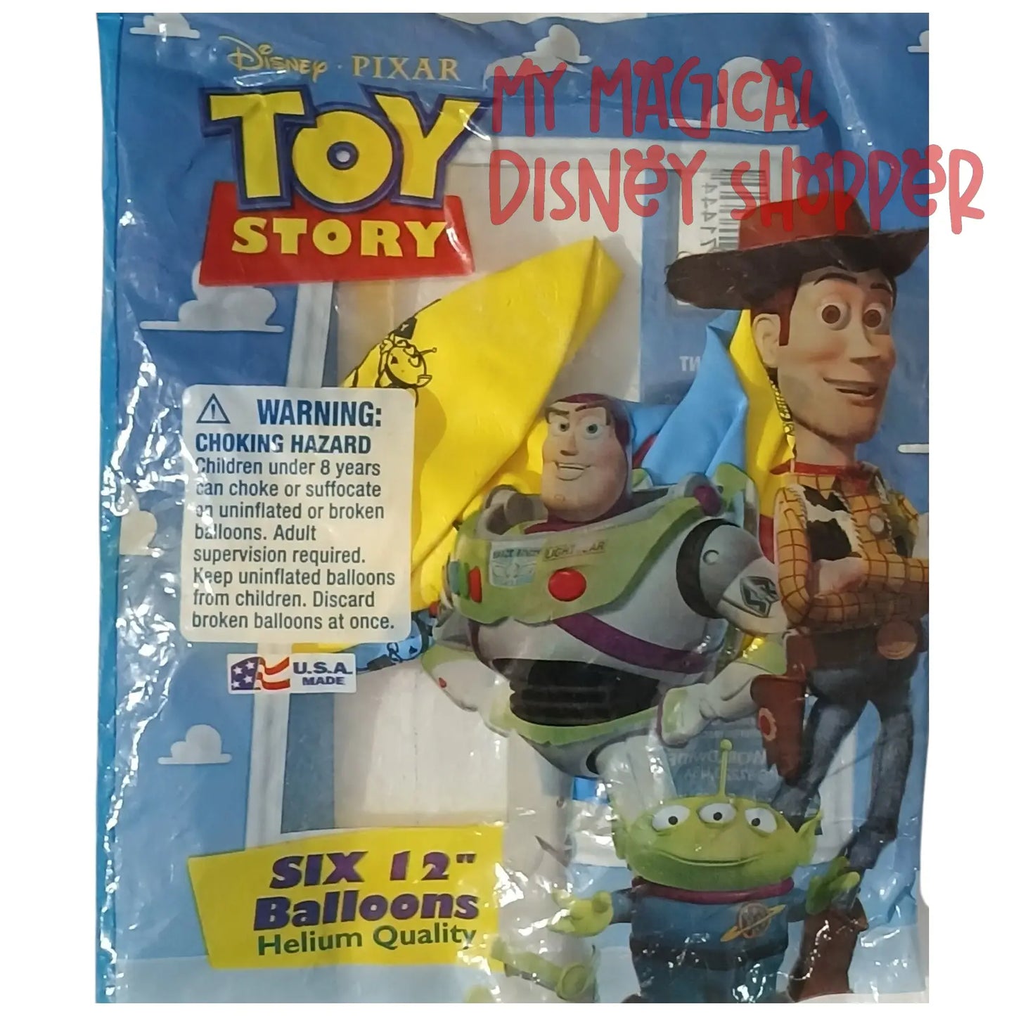 Toy Story 12" Helium Quality Balloons Six Pack
