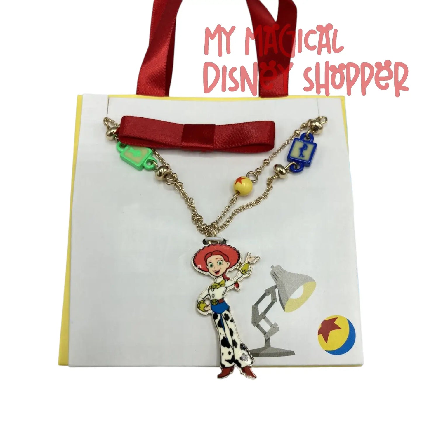 Toy Story Jessie Charm Gold Necklace