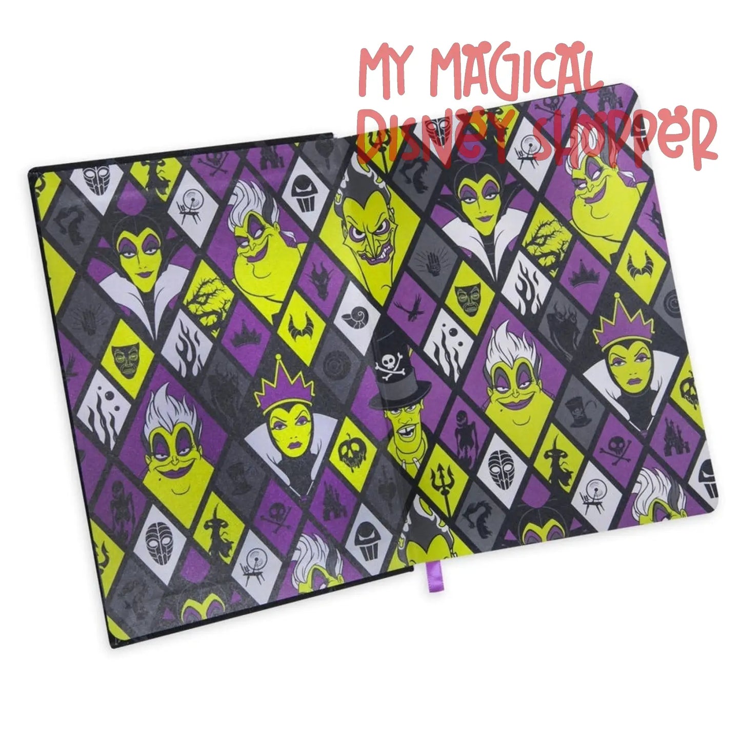 Up to No Good Disney Villains Journal - Evil Queen, Maleficent, Dr. Facilier, Ursula & Hades