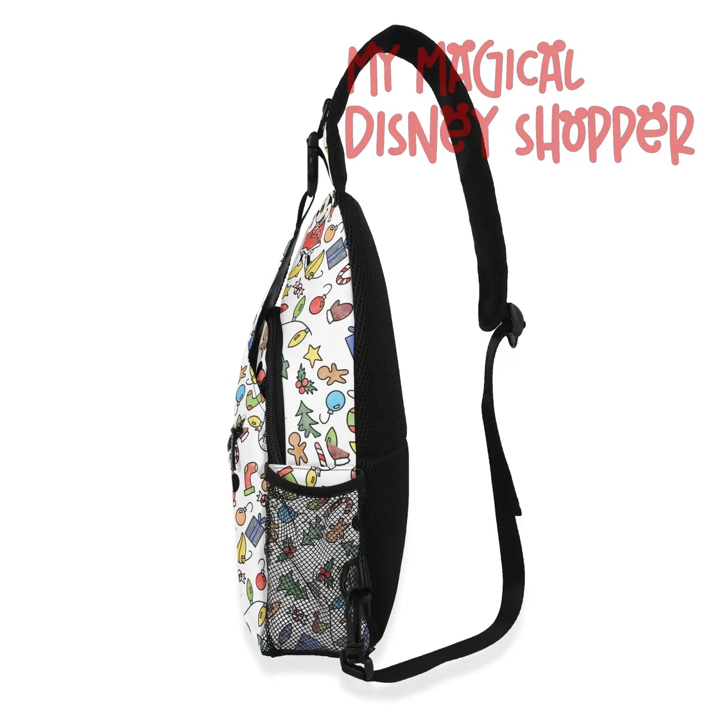 Very Merry Christmas Mouse All-Over Print Sling Bag