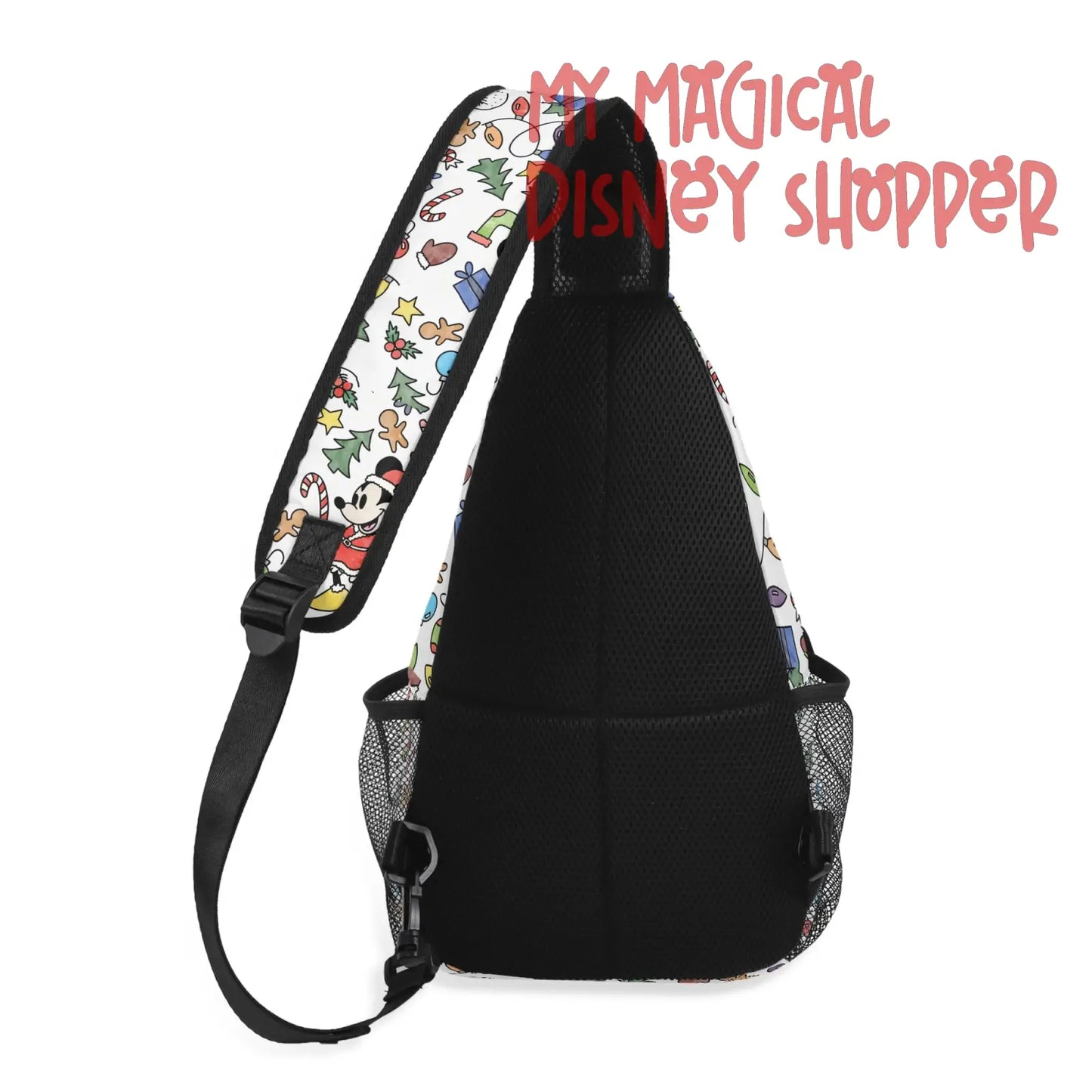 Very Merry Christmas Mouse All-Over Print Sling Bag