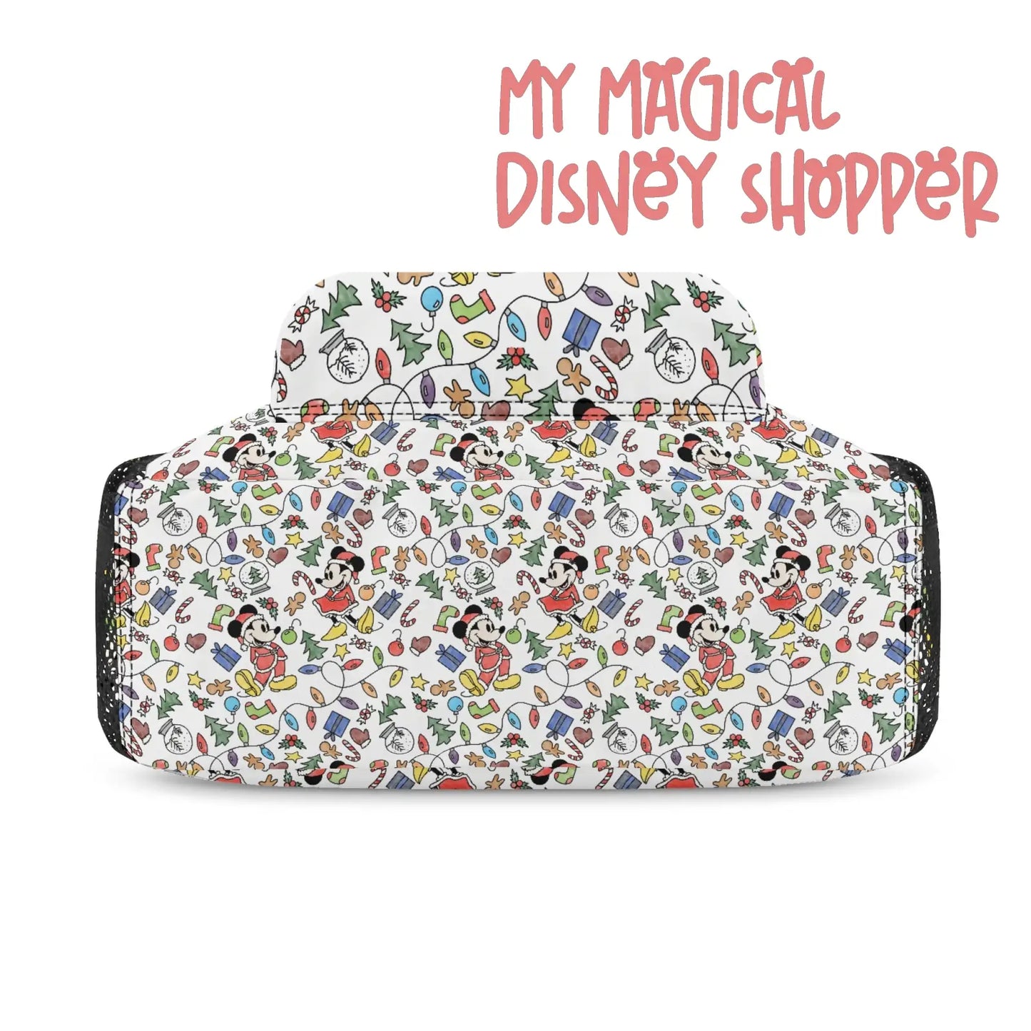 Very Merry Christmas Party Mouse 11 Inch Cute All-Over-Print Mini Backpack