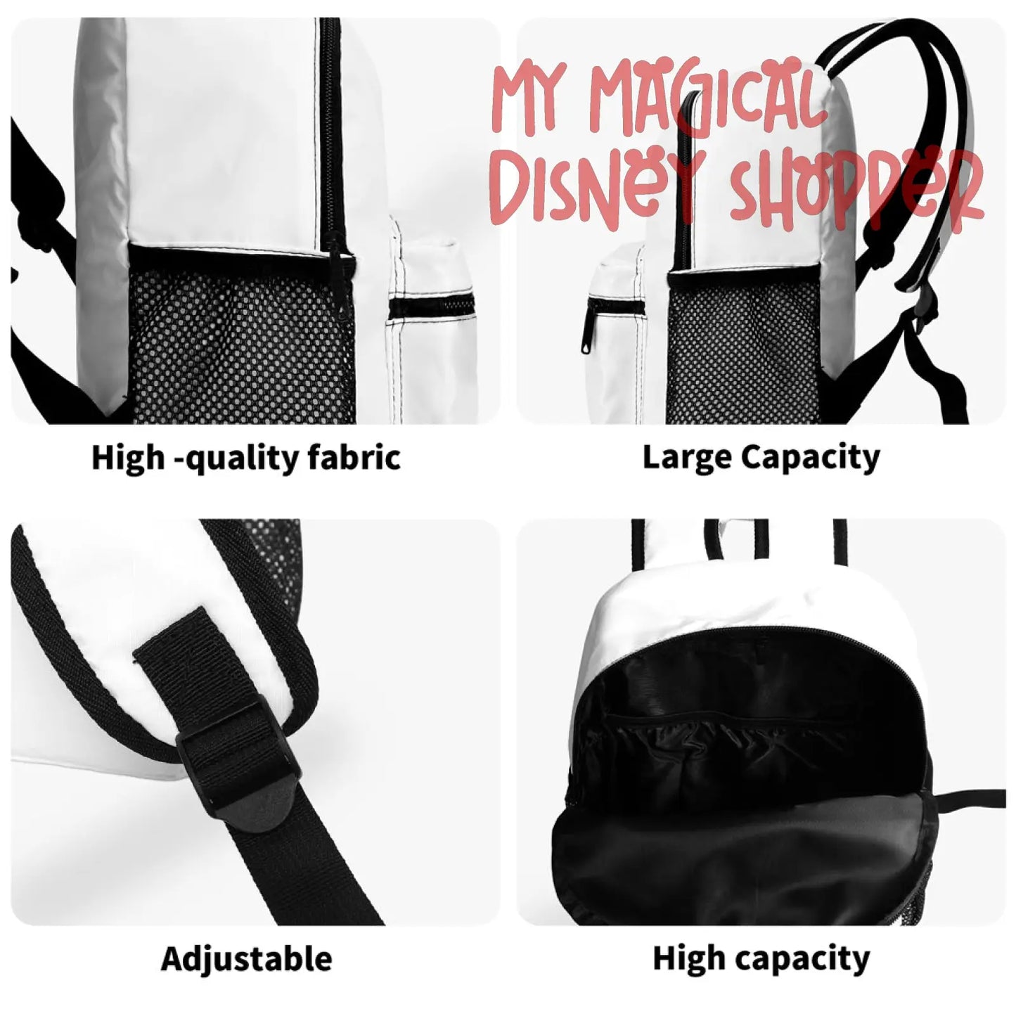 Very Merry Christmas Party Mouse 11 Inch Cute All-Over-Print Mini Backpack