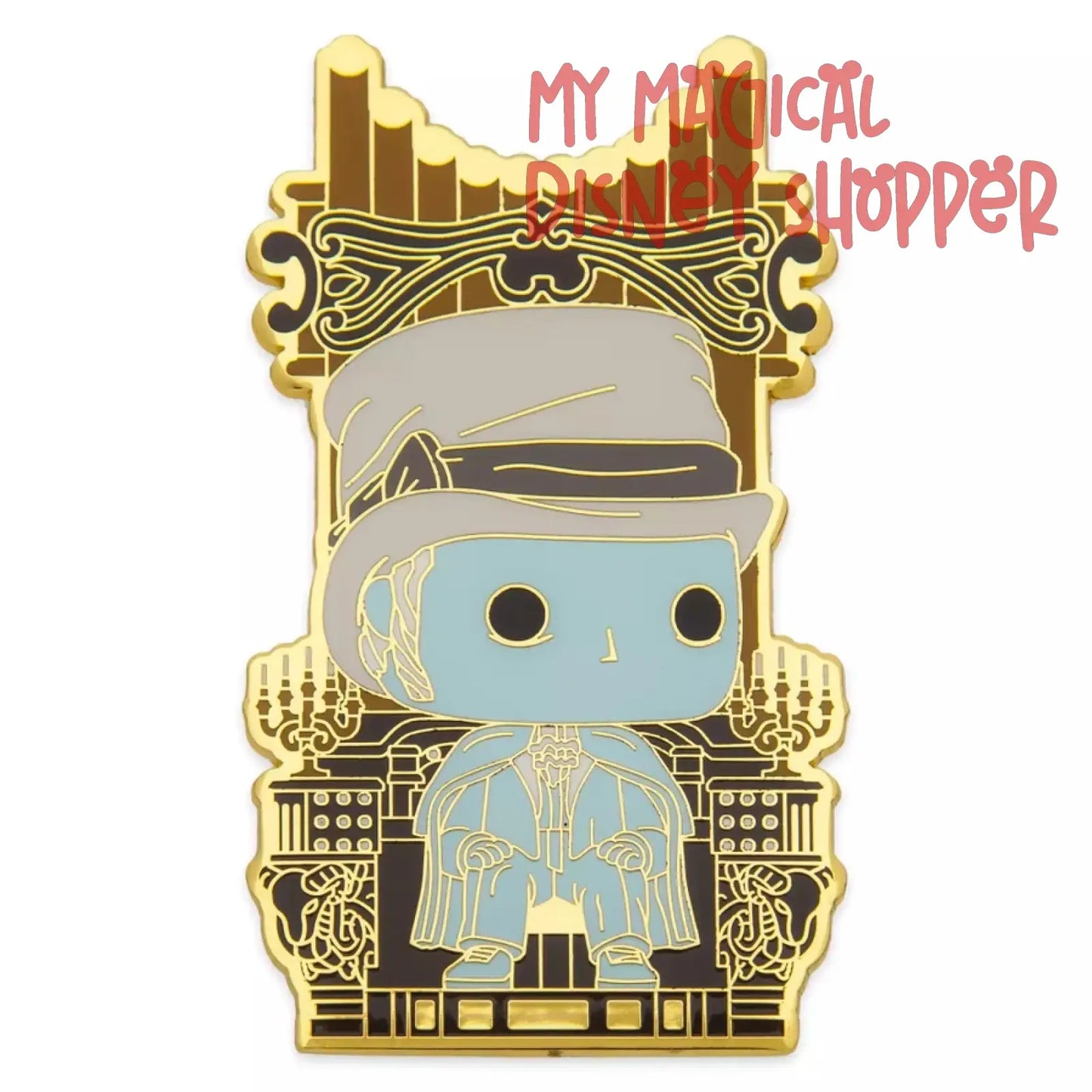 Victor Geist Funko Pop! Pin -The Haunted Mansion - Limited Release