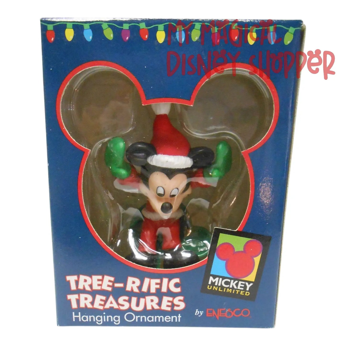 Vintage Tree-rific Treasures Mickey Mouse Sledding Ornament