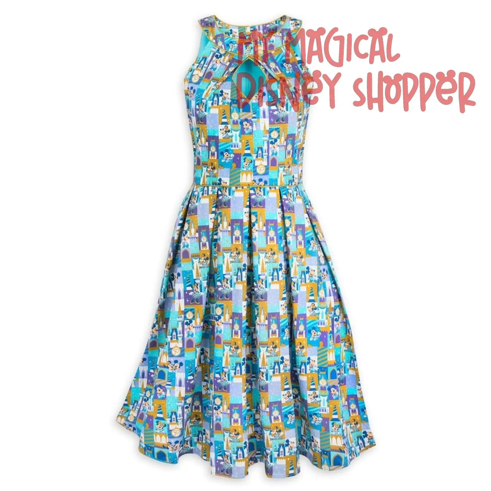 Walt Disney World 50th Anniversary Keyhole Dress for Women Walt Disney World 50th Anniversary Keyhole Dress for Women