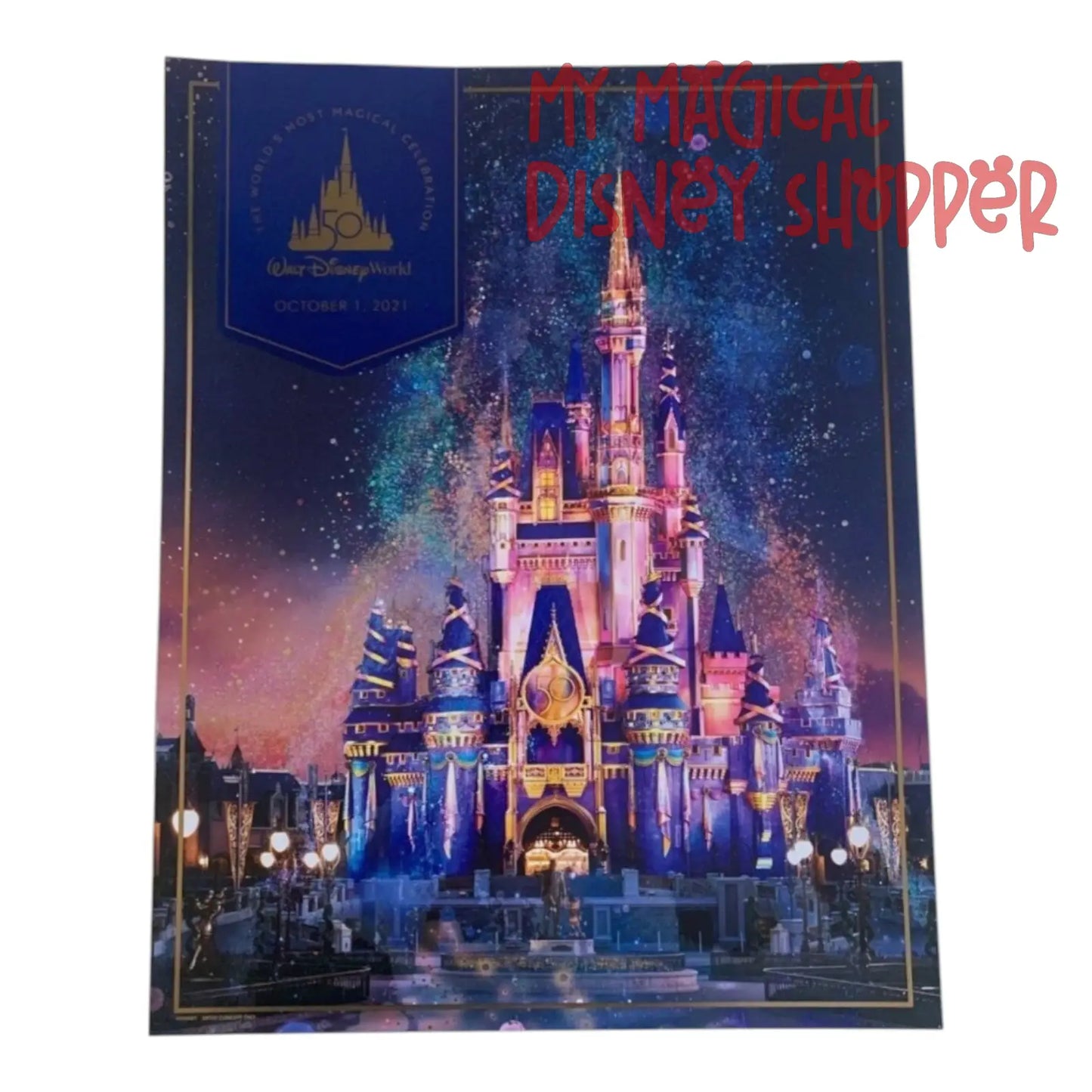 Walt Disney World 50th Anniversary Poster