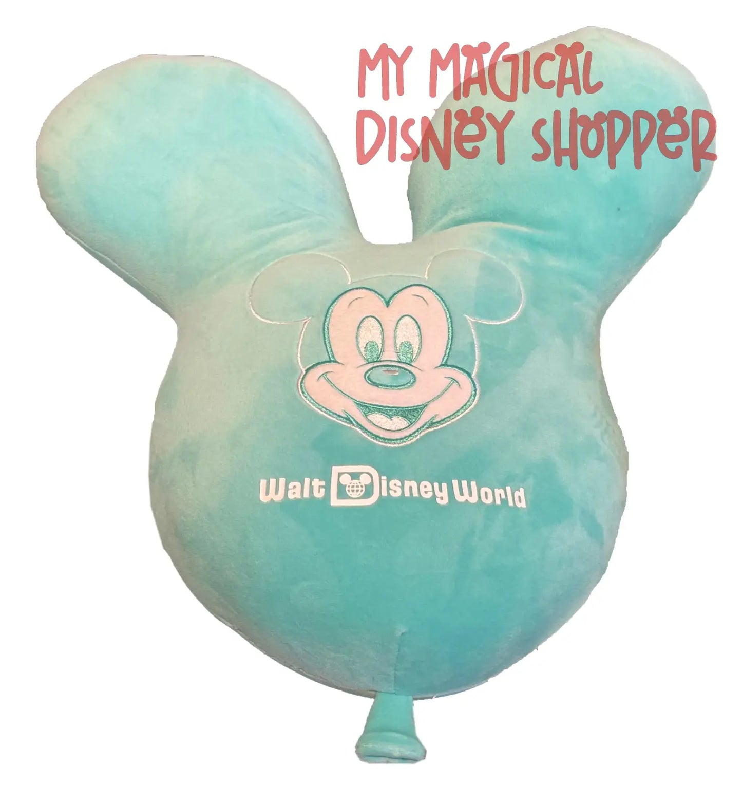 Walt Disney World Play In The Park Mickey Balloon Throw Pillow