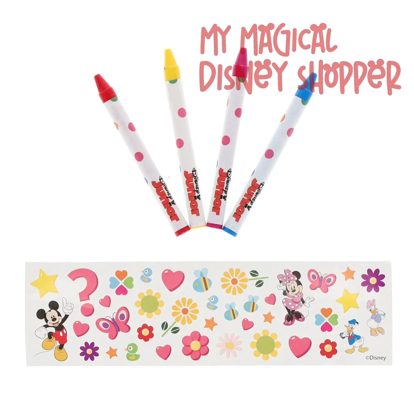Way To Celebrate Mickey and Minnie Mouse Sticker N Color Activity Egg