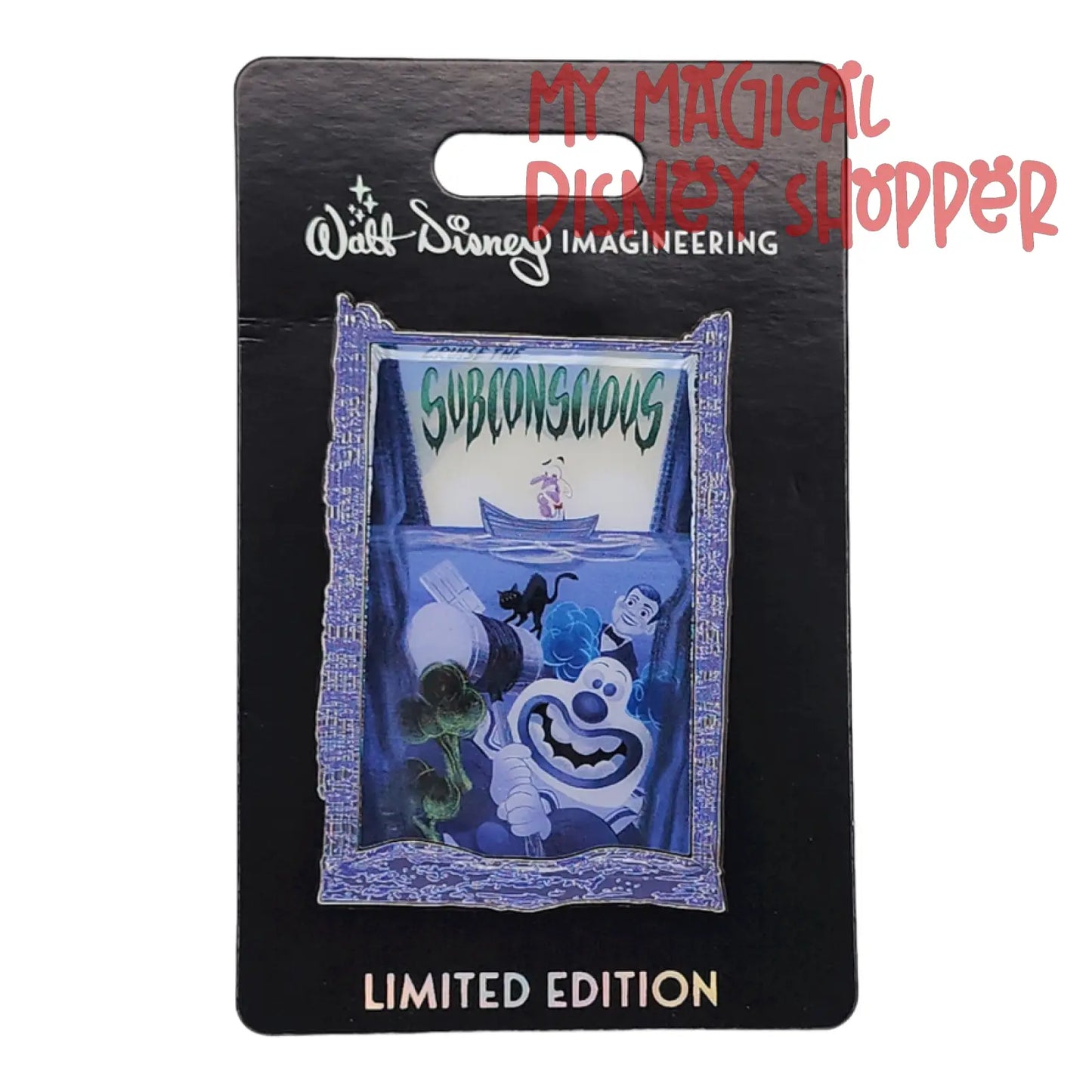 WDI Mickey of Glendale Inside Out Cruise the Subconscious Poster Pin - Limited Edition 250 - D23 Expo 2022