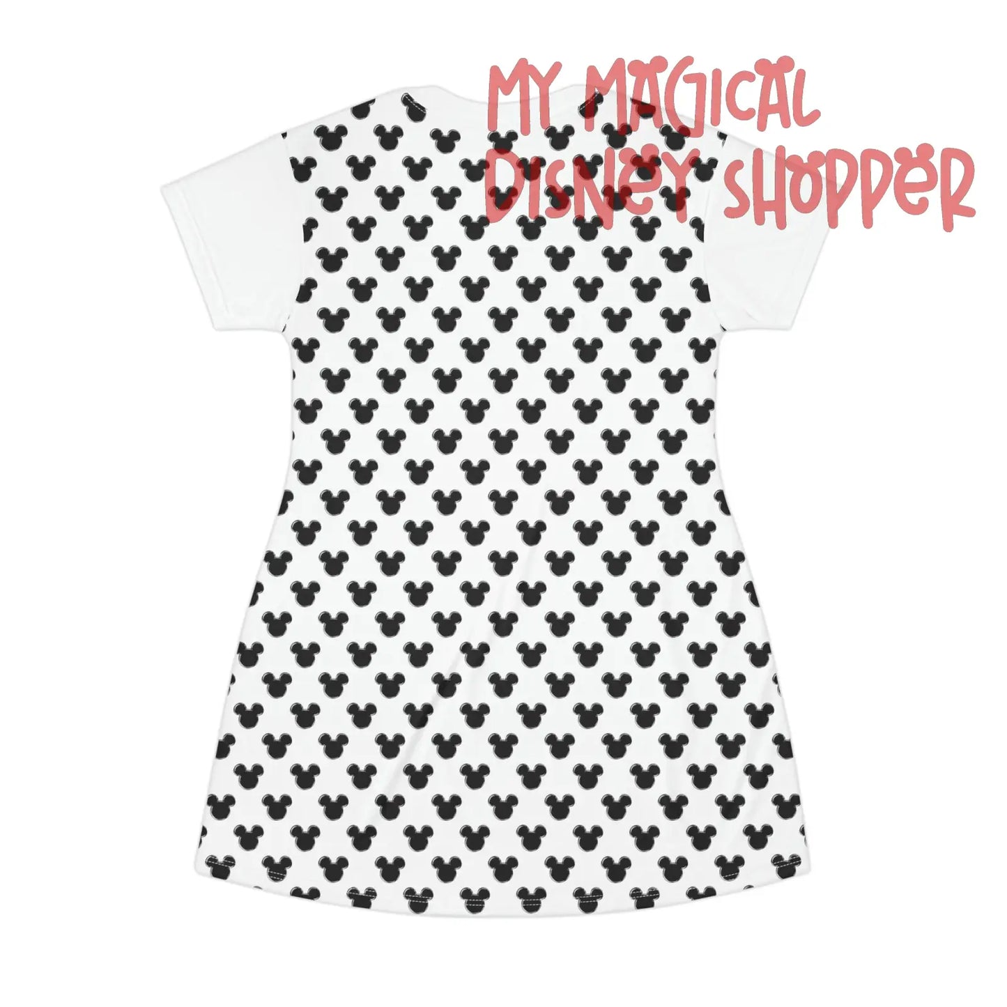 White All About that Mouse T-Shirt Dress