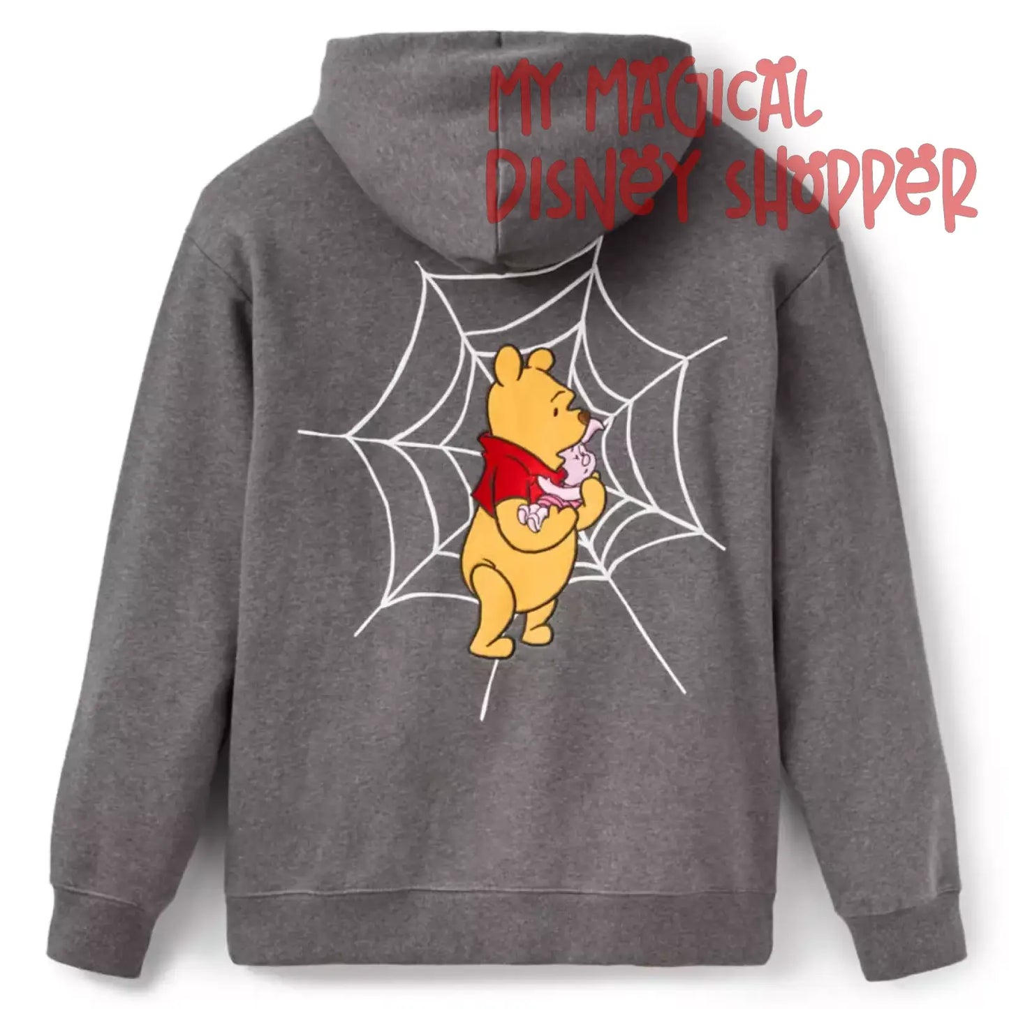 Winnie the Pooh and Piglet Halloween Pullover Hoodie for Adults