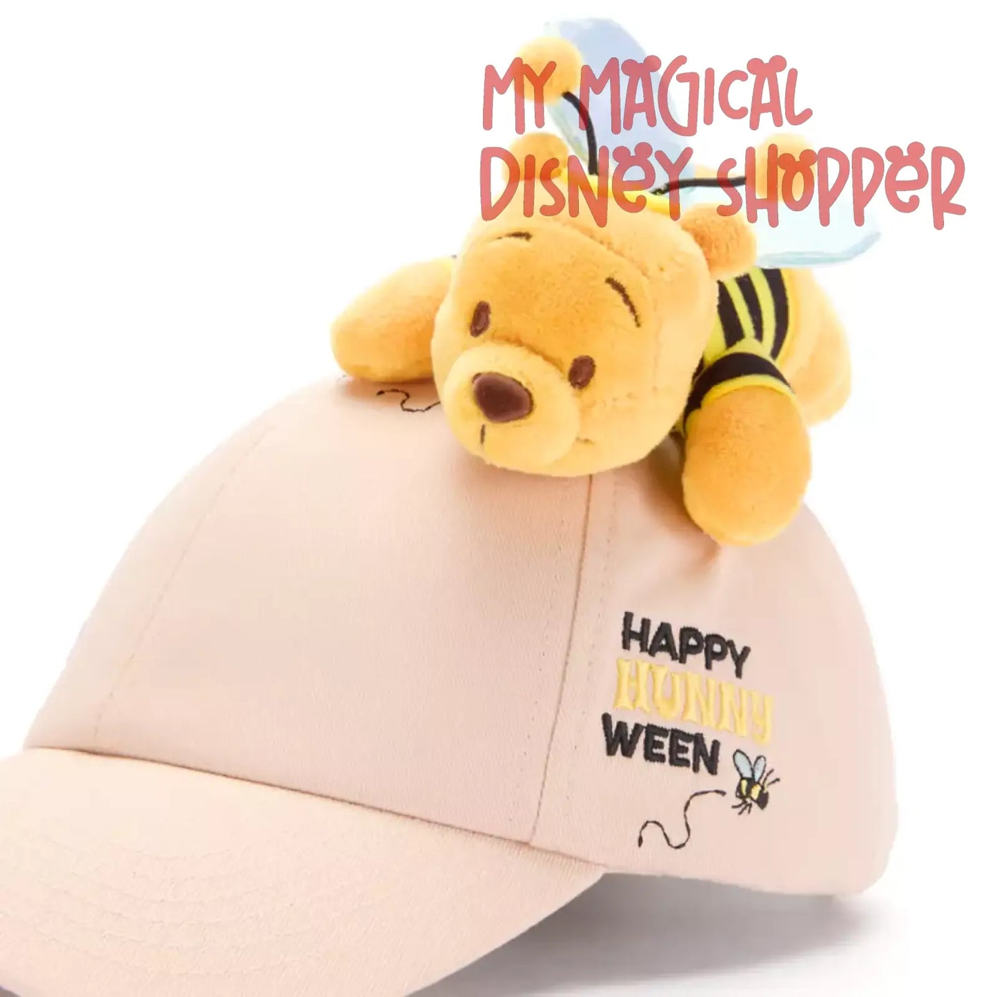 Winnie the Pooh Halloween Baseball Cap with Plush for Adults