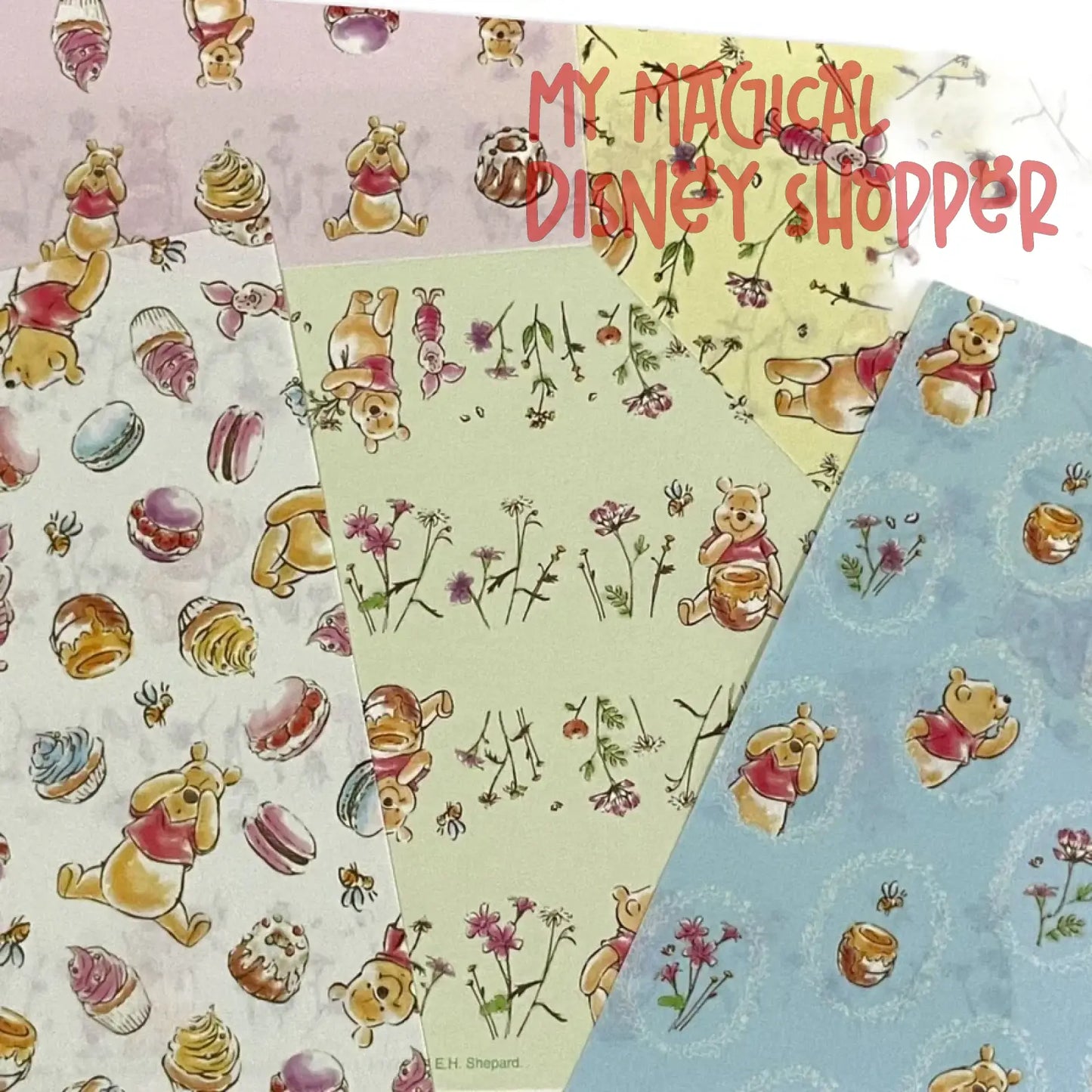 Winnie the Pooh Origami Folding Paper - 30 Sheet