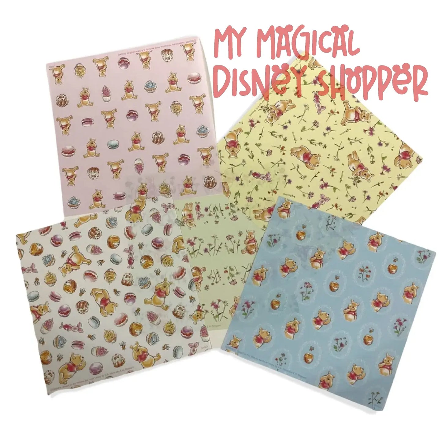 Winnie the Pooh Origami Folding Paper - 30 Sheet