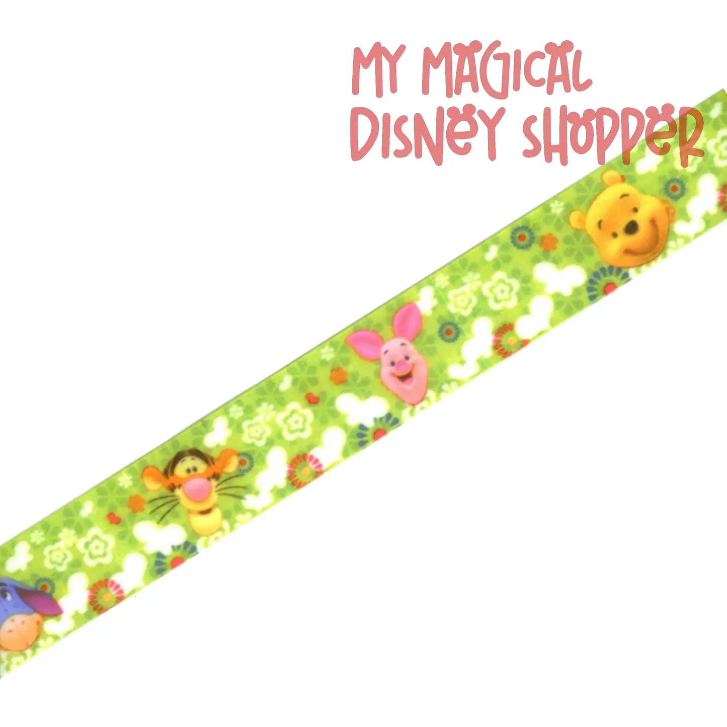 Winnie The Pooh Satin Ribbon - 3 Yards - 1 inch