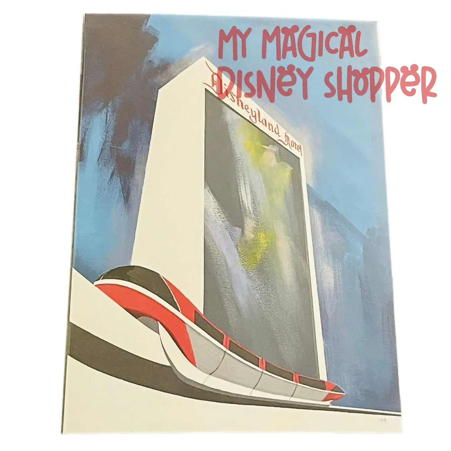 Wonderground Gallery "Disneyland Hotel" Disney Postcard - Michael Murphy