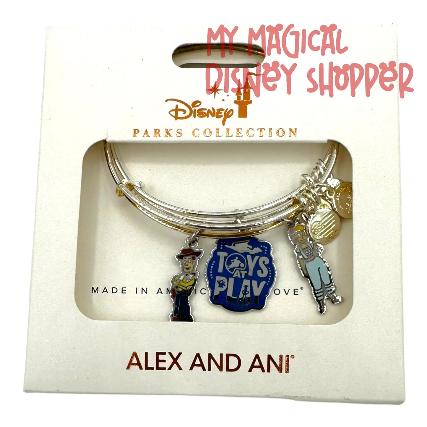 Woody & Bo Peep - Toy Story Disney Alex & Ani Bracelet Set