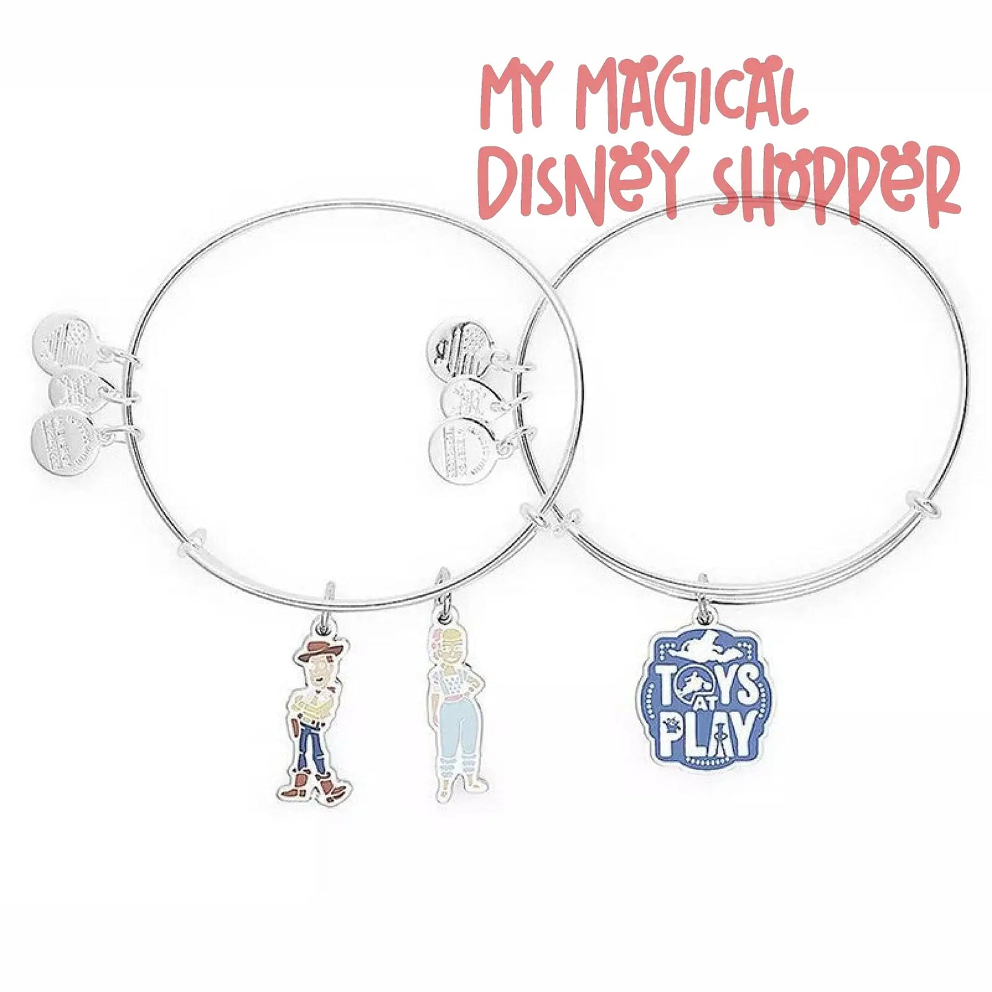 Woody & Bo Peep - Toy Story Disney Alex & Ani Bracelet Set