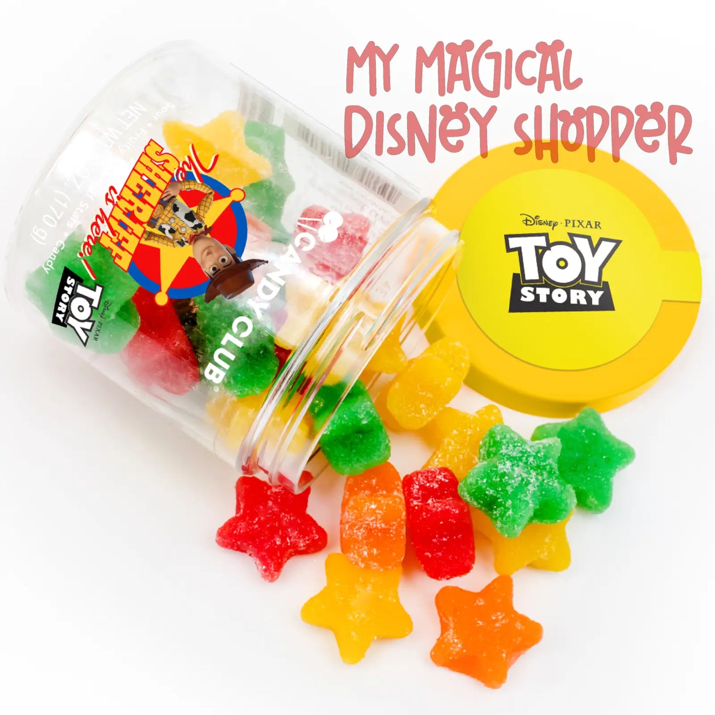 Woody Sour Fruity Sheriff Stars Candy - Toy Story