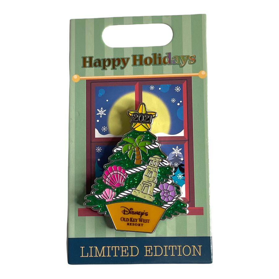 2021 Christmas Tree Happy Holidays Disney's Old Key West Resort - Limited Edition 1500