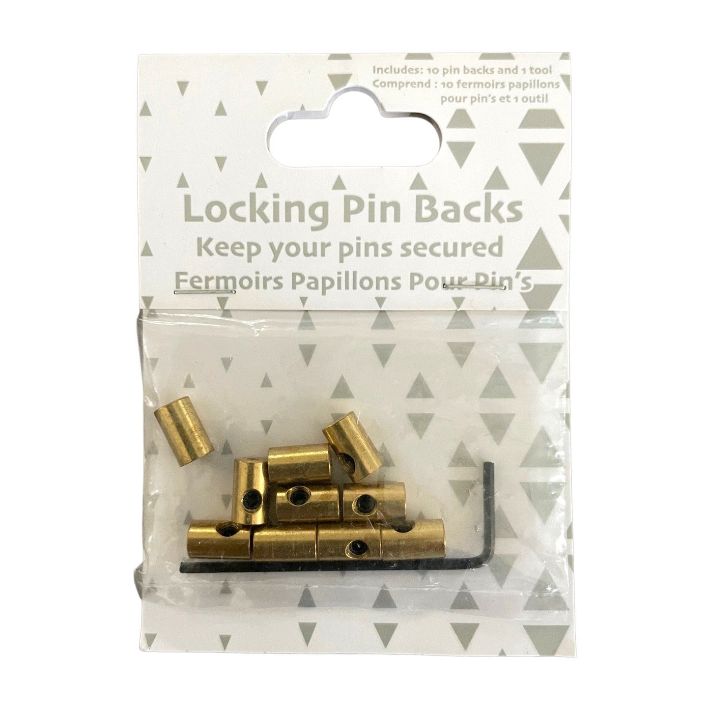 Locking Pin Backs Set