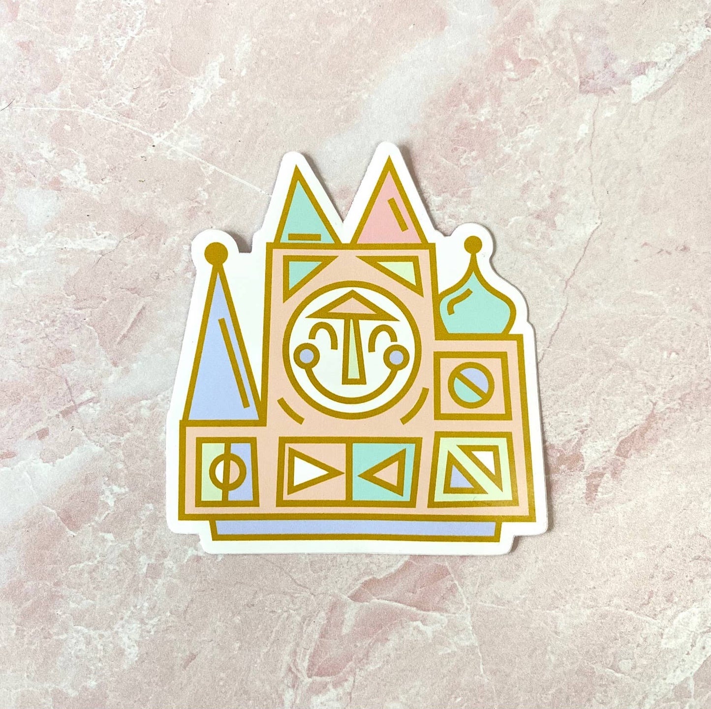 It's a Small World Waterproof Sticker