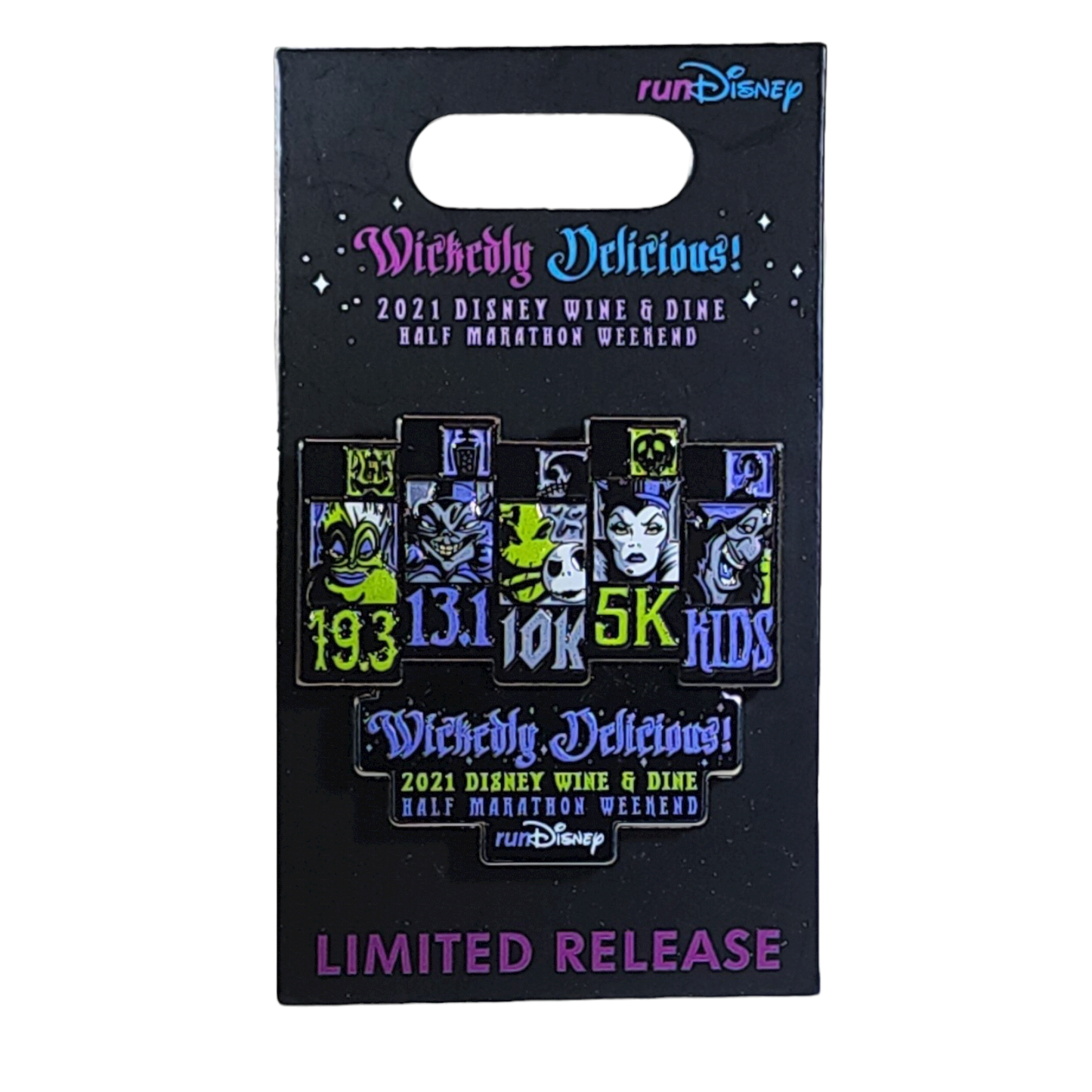 RunDisney Wickedly Delicious! 2021 Disney Wine and Dine Half Marathon Weekend Race Pin