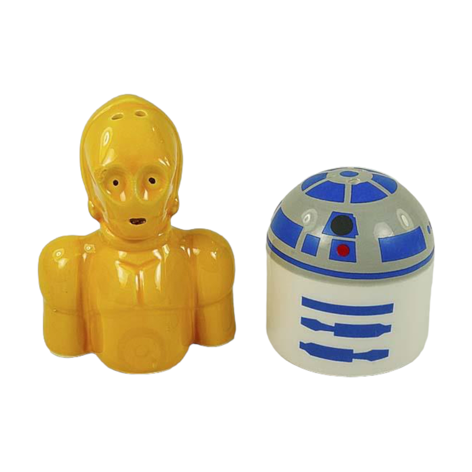 Disney's Star Wars R2-D2 And C3PO Salt And Pepper Shakers - Ceramic