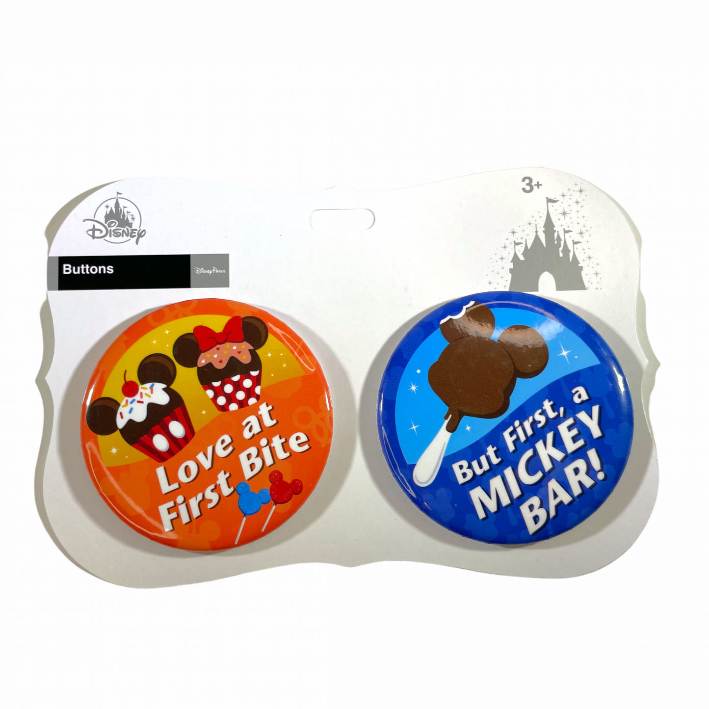 Love at First Bite & Mickey Bar Button Set