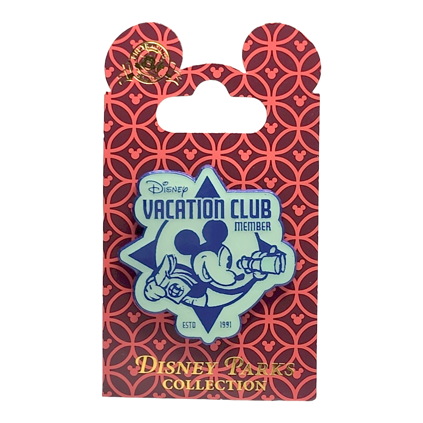 DVC Mickey with Binoculars Only Pin - Disney Vacation Club