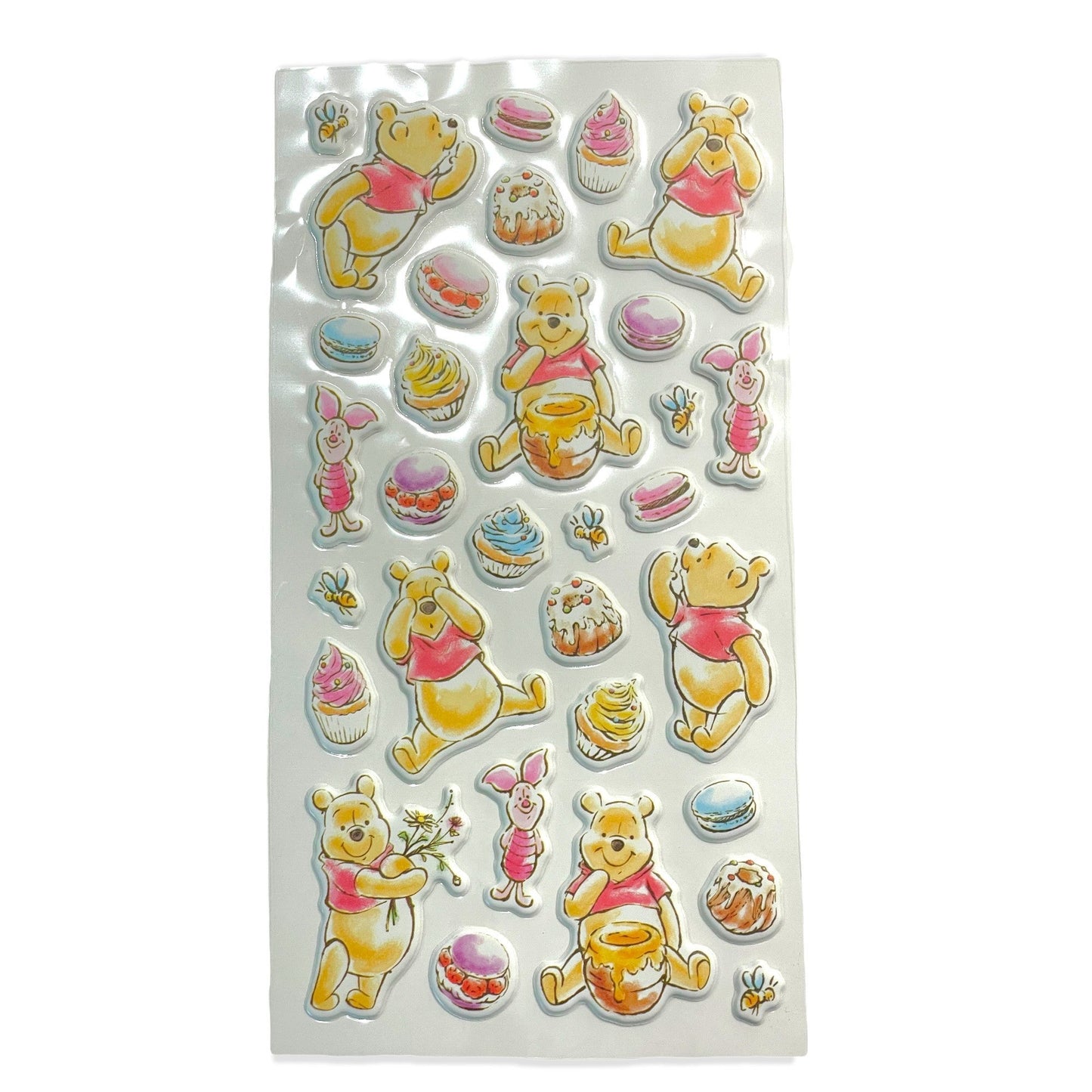 Winnie the Pooh & Piglet Puffy Stickers - 30 Count