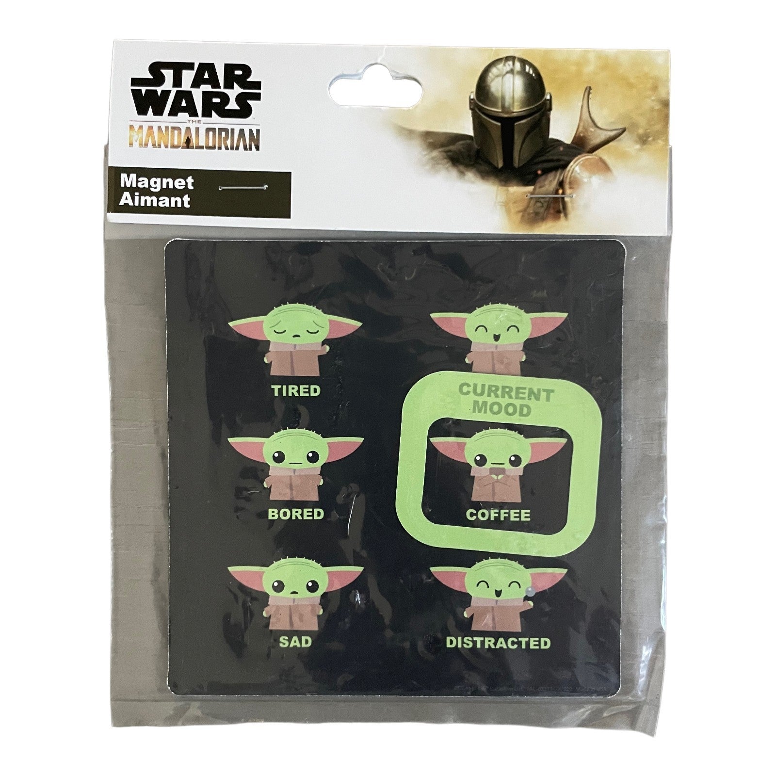 Star Wars Baby Yoda Moods Magnet - The Mandalorian