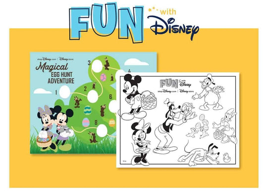 FREEBIE: Printable Disney Easter Egg Hunt & Coloring Page