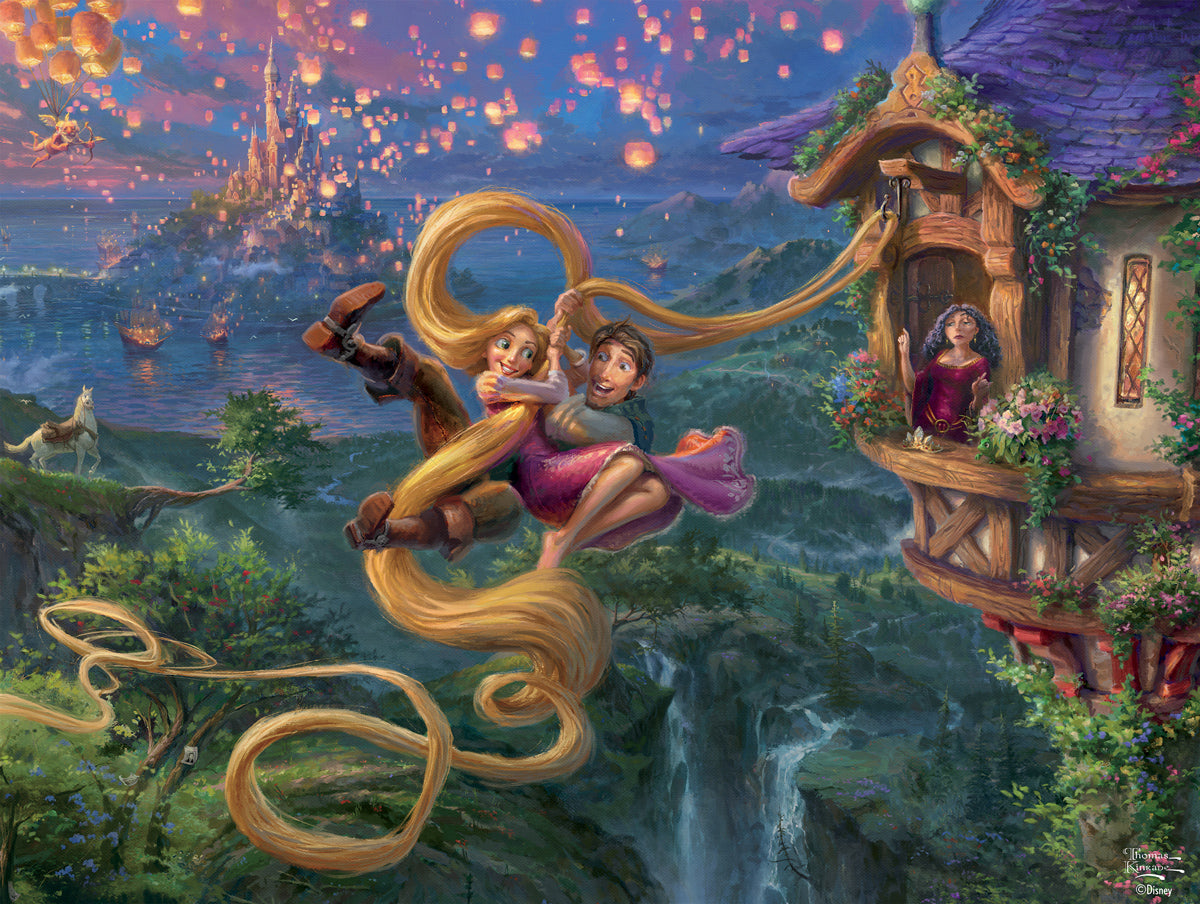 Thomas Kinkade Disney - Tangled Up In Love Puzzle