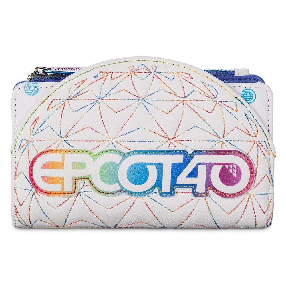 EPCOT 40th Anniversary Disney Parks Loungefly Wallet