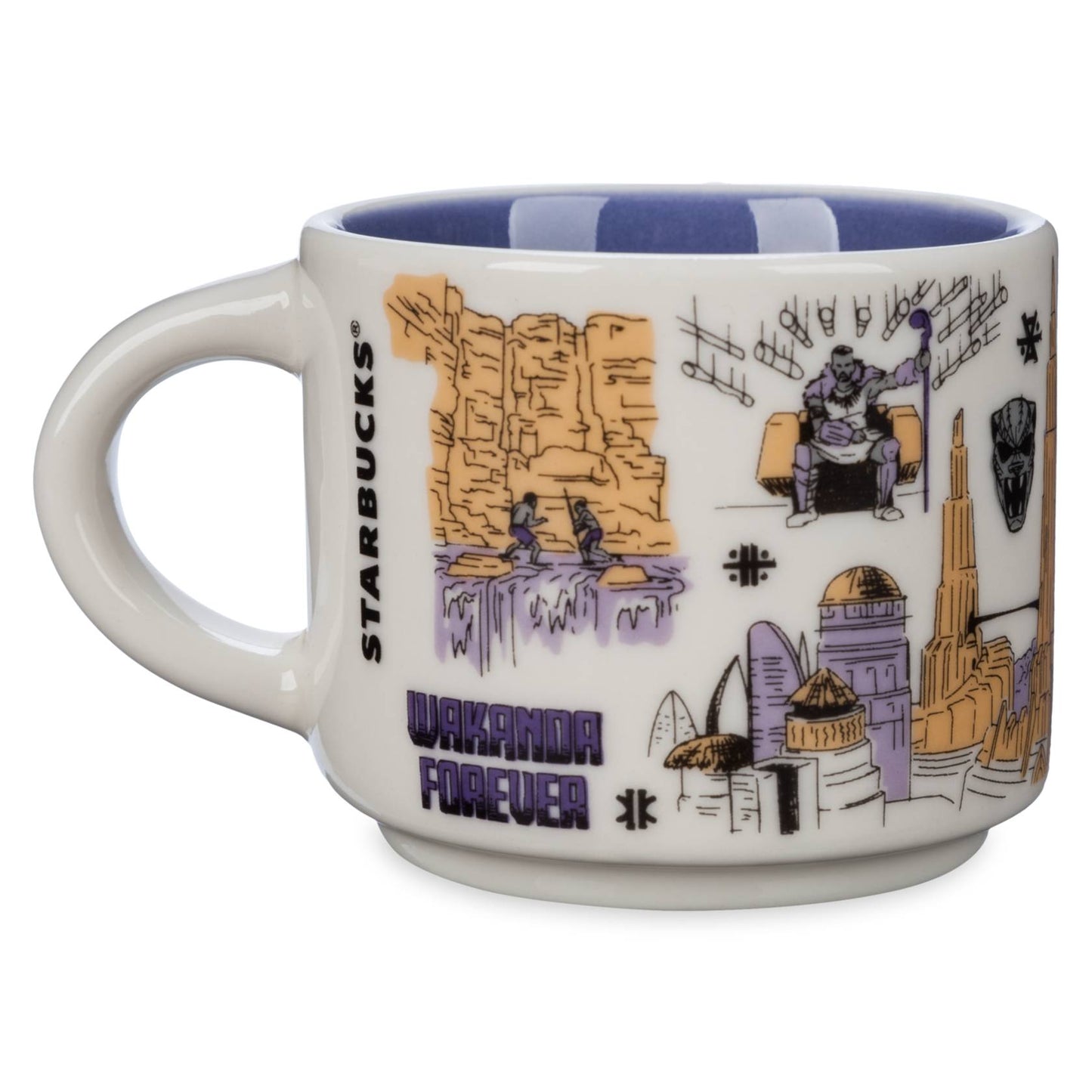 Wakanda Forever Espresso Mug Disney Ornament - Starbucks Mug Been There Series