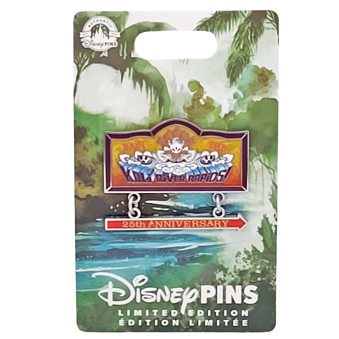 Kali River Rapids 25th Anniversary Disney Pin