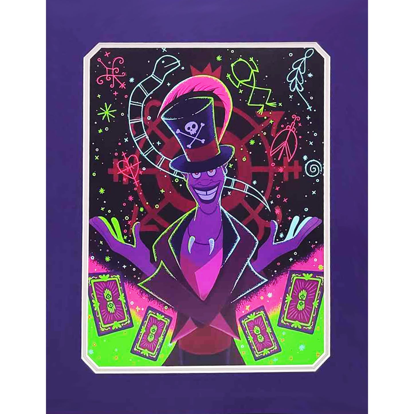 “A Little Parlor Trick” Princess and the Frog Art Print by Morgan Ditta – 14x18 ✨🐸
