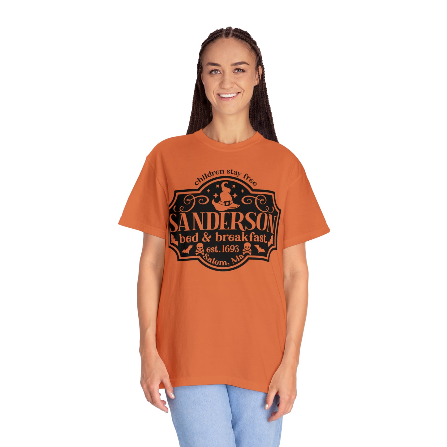 Sanderson Sisters Bed and Breakfast Unisex Garment-Dyed T-shirt