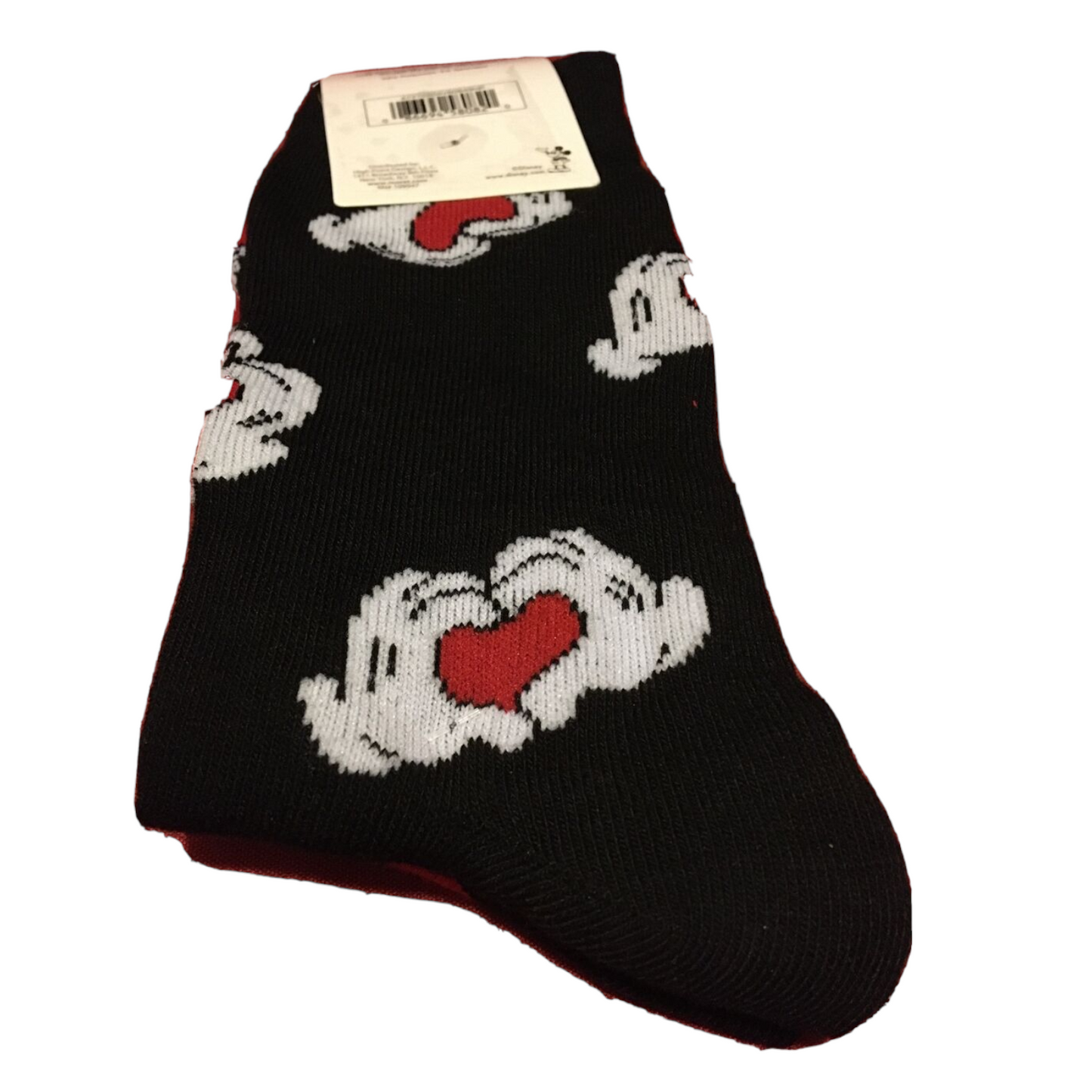 Mickey Mouse Mr.Right Valentines Crew Socks 2 Pack