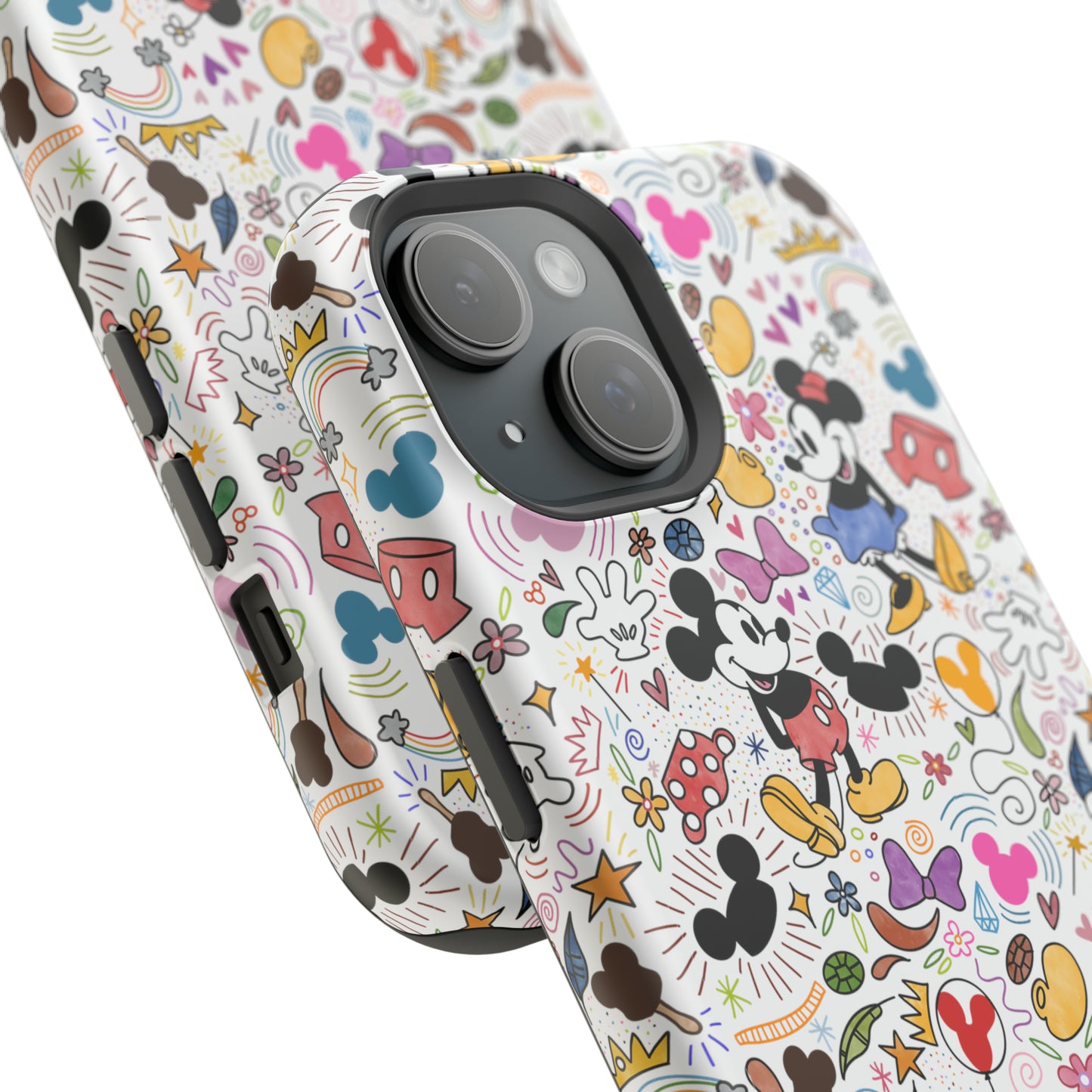 Doodlebug Mickey and Minnie MagSafe Tough iPhone Case