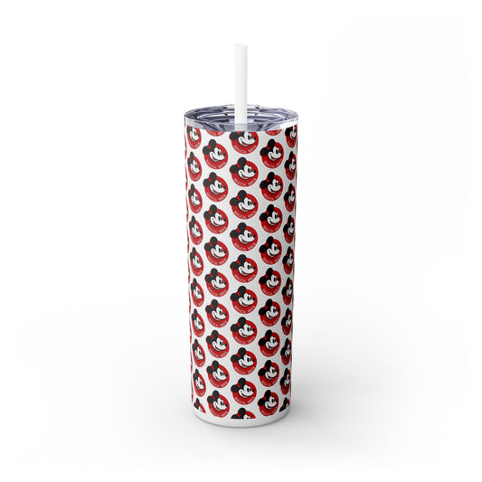 Magical Mafia Skinny Tumbler with Straw, 20oz