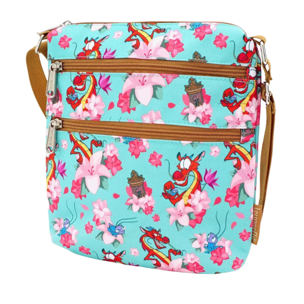 Mulan Floral Loungefly Crossbody Bag