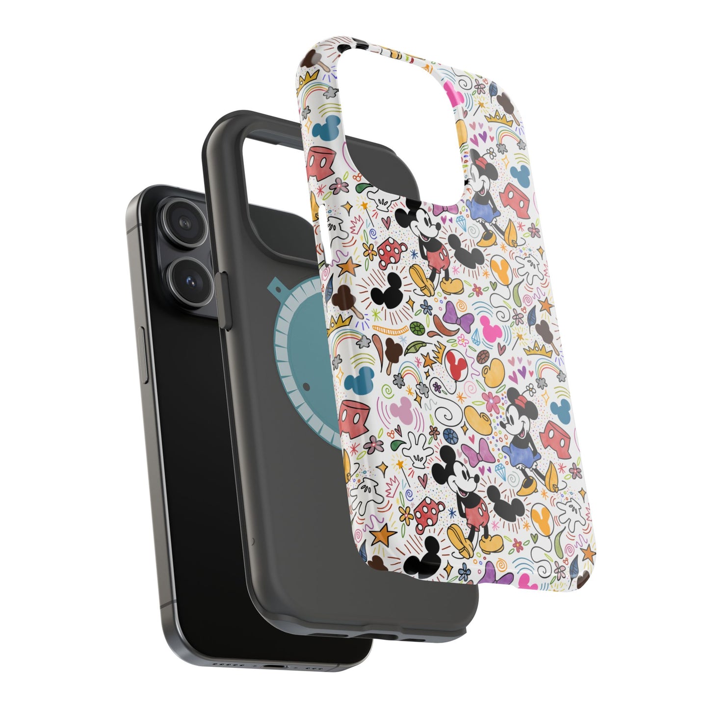 Doodlebug Mickey and Minnie MagSafe Tough iPhone Case