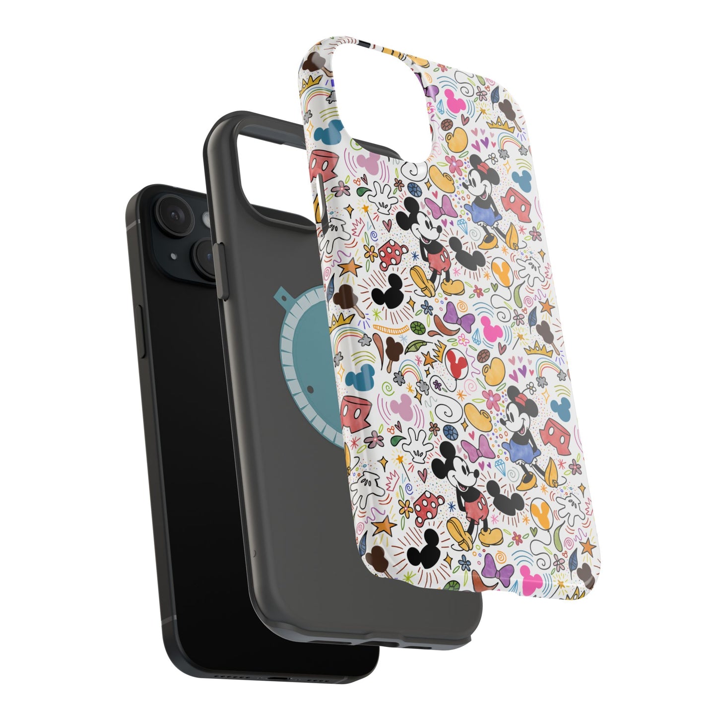 Doodlebug Mickey and Minnie MagSafe Tough iPhone Case