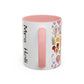 Back to School Mouse Friends Accent 11 / 15oz Dishwasher Safe Mug — Rainbows & Magic ☕🌈✨
