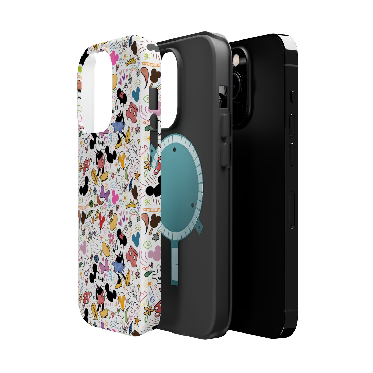 Doodlebug Mickey and Minnie MagSafe Tough iPhone Case